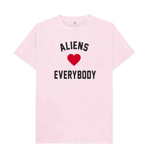 Pink Aliens Love Everybody Tee