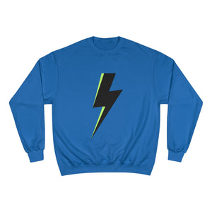 Aliens Built. Earth Lightning Strike Champion Sweatshirt