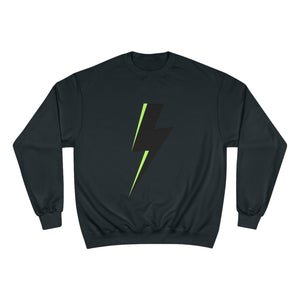 Aliens Built. Earth Lightning Strike Champion Sweatshirt