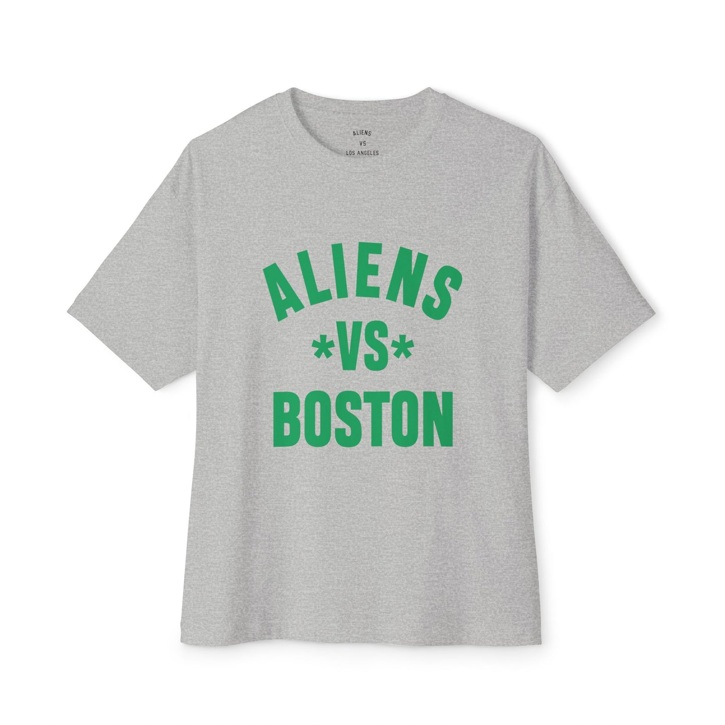 Aliens vs Boston Unisex Oversized Boxy Tee