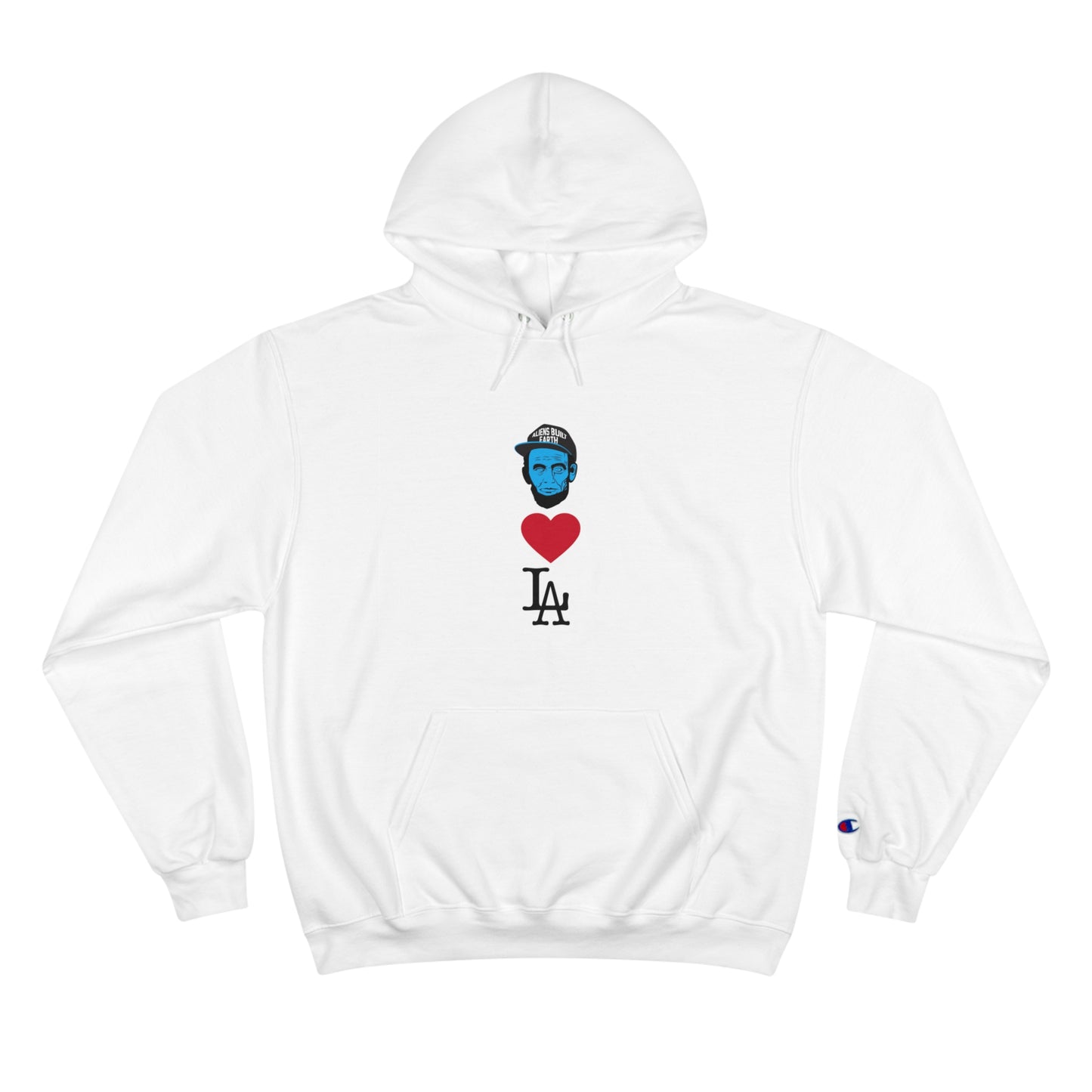 Aliens Love LA Champion Hoodie