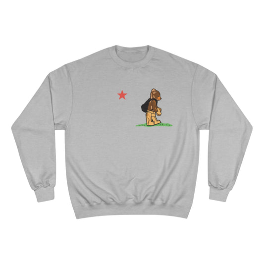 On my Grizzly Grizz Figz Cali Star Champion Sweatshirt