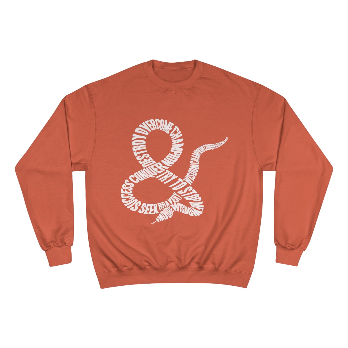 Ampersand Strength font Champion Sweatshirt