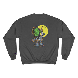 Aliens Built. Earth Lightning Strike Champion Sweatshirt