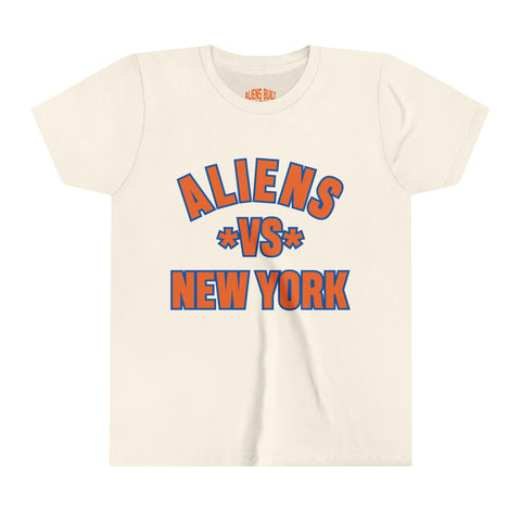 Aliens Vs. New York Youth Short Sleeve Tee