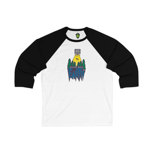 Alien Abduction Hip Hop Unisex 3\4 Sleeve Baseball Tee