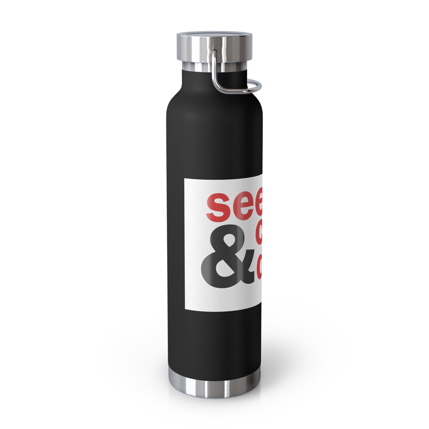 Seek Conquer & Destroy Copper Vacuum Insulated Bottle, 22oz