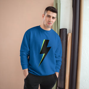 Aliens Built. Earth Lightning Strike Champion Sweatshirt