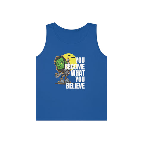 Aliens Built Earth Believers Unisex Heavy Cotton Tank Top