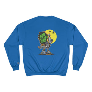 Aliens Built. Earth Lightning Strike Champion Sweatshirt