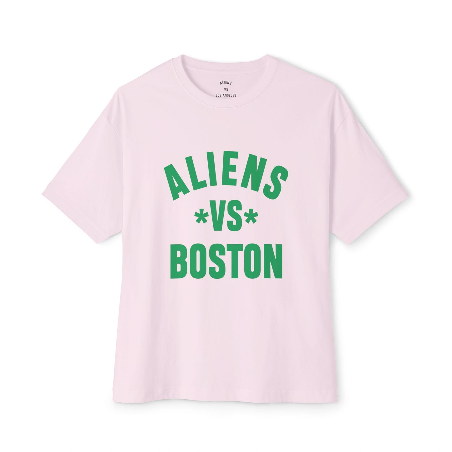 Aliens vs Boston Unisex Oversized Boxy Tee