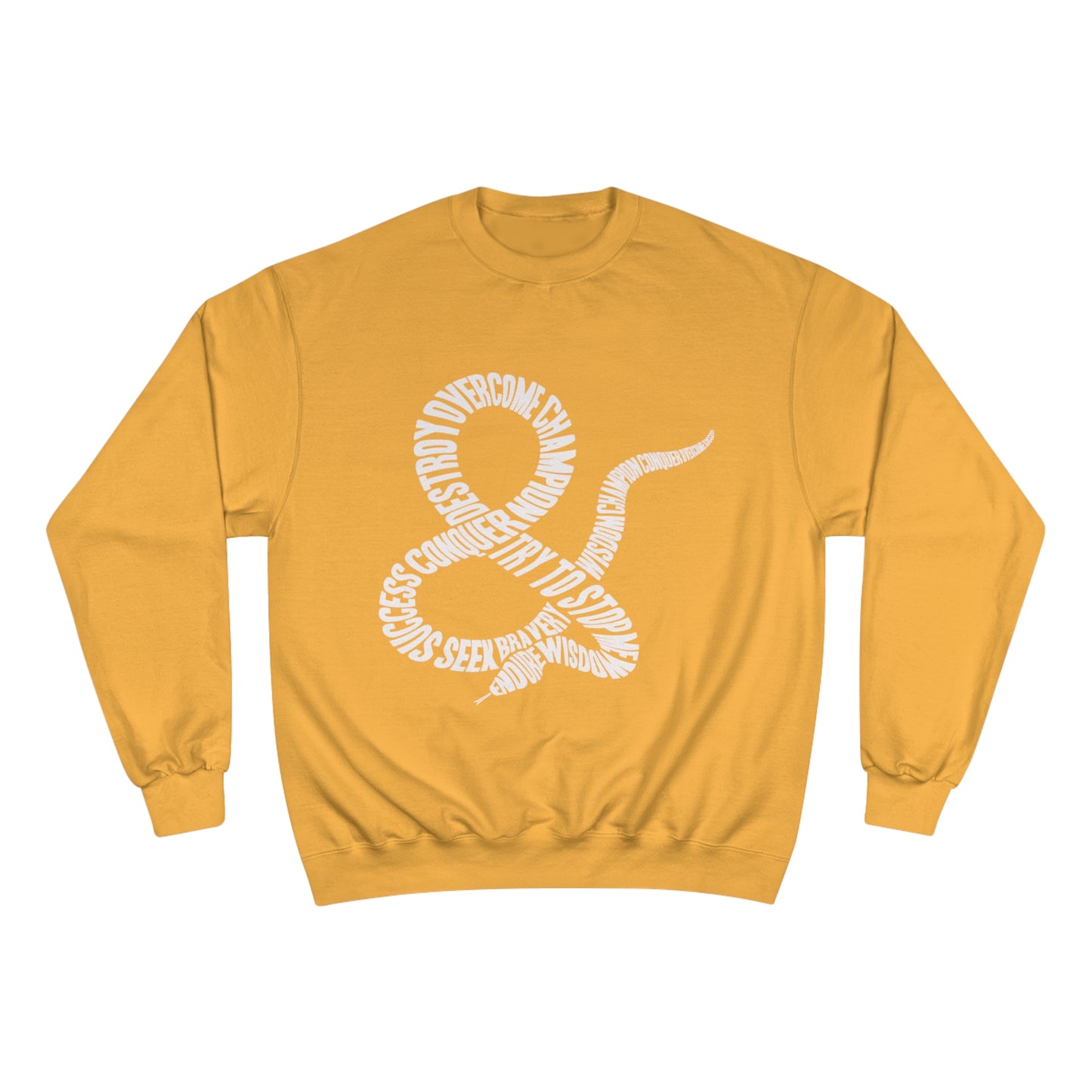 Ampersand Strength font Champion Sweatshirt