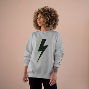 Aliens Built. Earth Lightning Strike Champion Sweatshirt