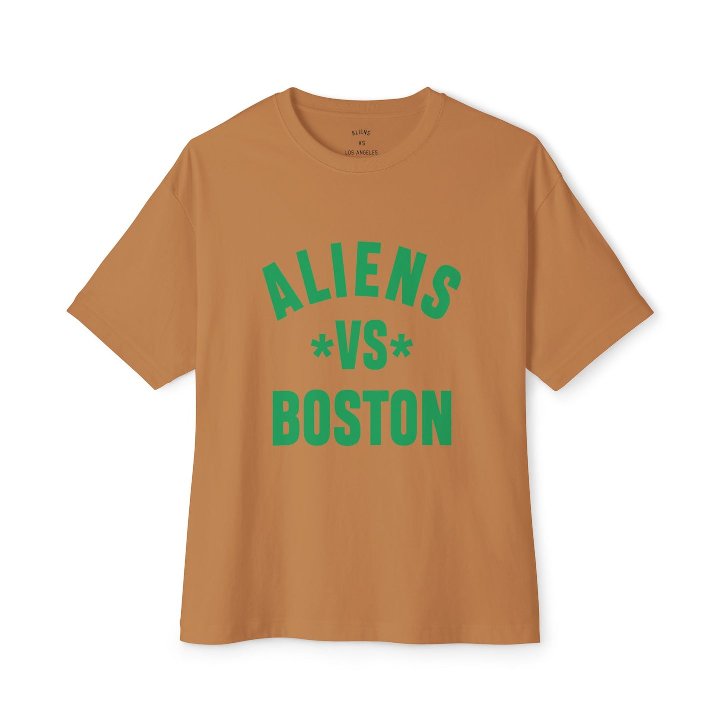 Aliens vs Boston Unisex Oversized Boxy Tee