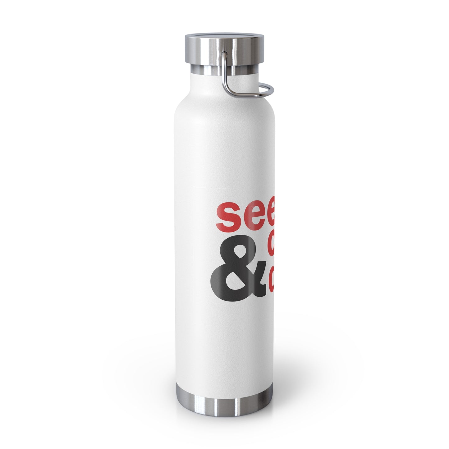 Seek Conquer & Destroy Copper Vacuum Insulated Bottle, 22oz