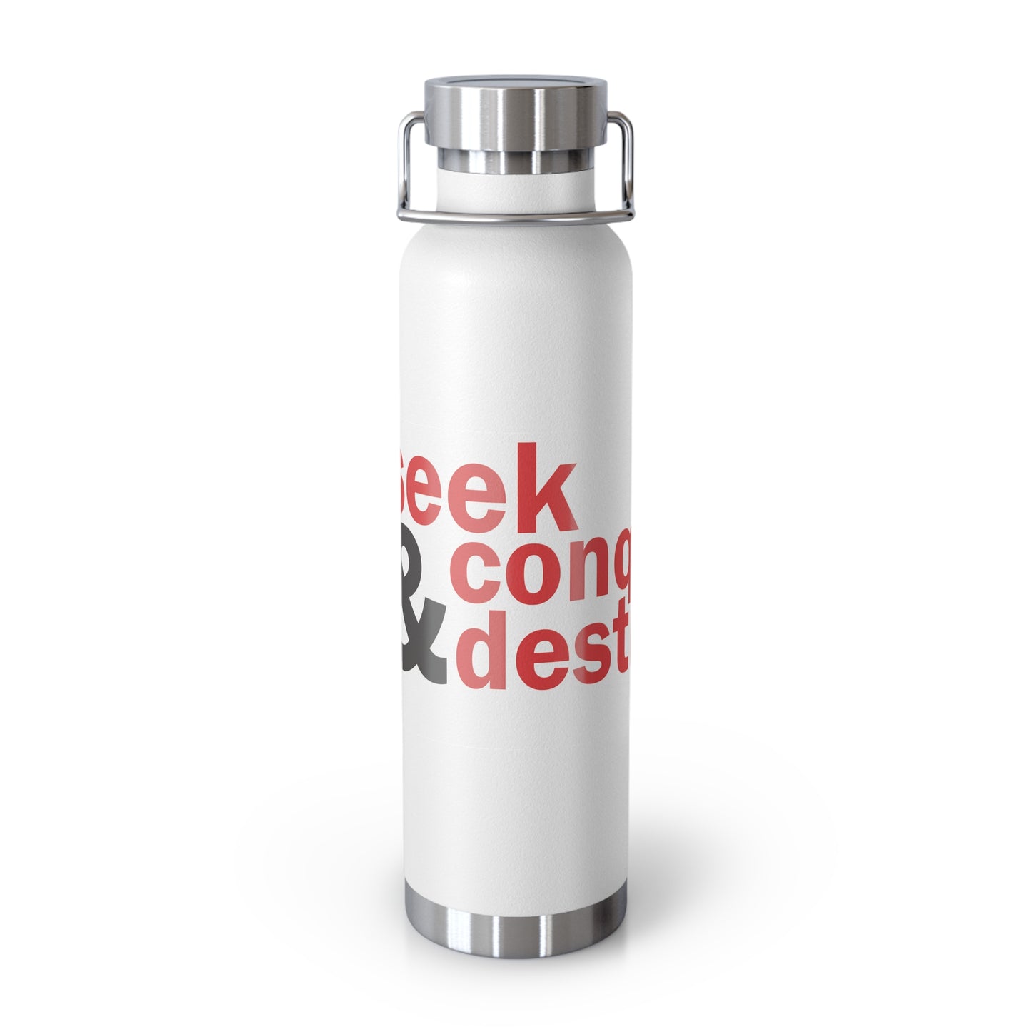 Seek Conquer & Destroy Copper Vacuum Insulated Bottle, 22oz