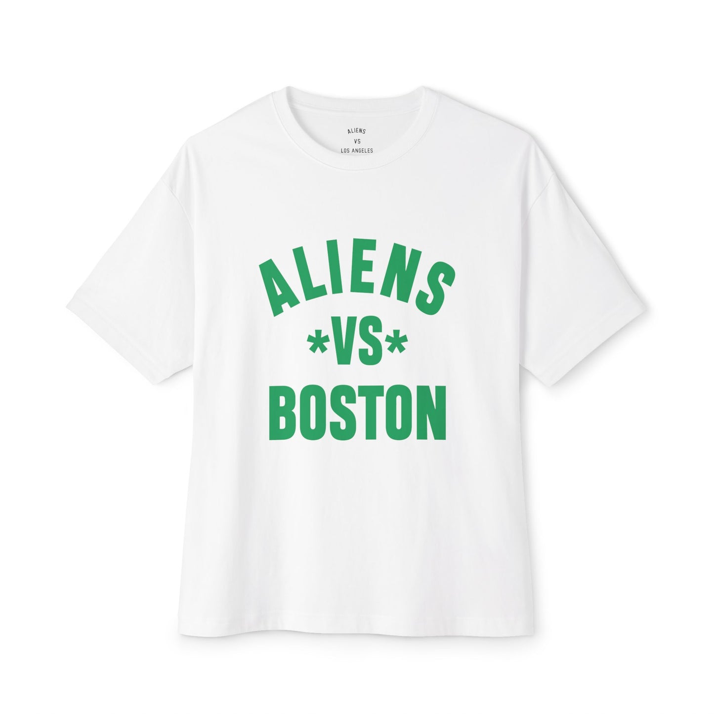 Aliens vs Boston Unisex Oversized Boxy Tee