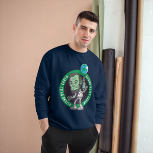 Aliens Built Earth Celtic hoop squad Champion Sweatshirt