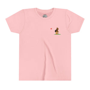 On My Grizzly Grizz Figz Youth Short Sleeve Tee