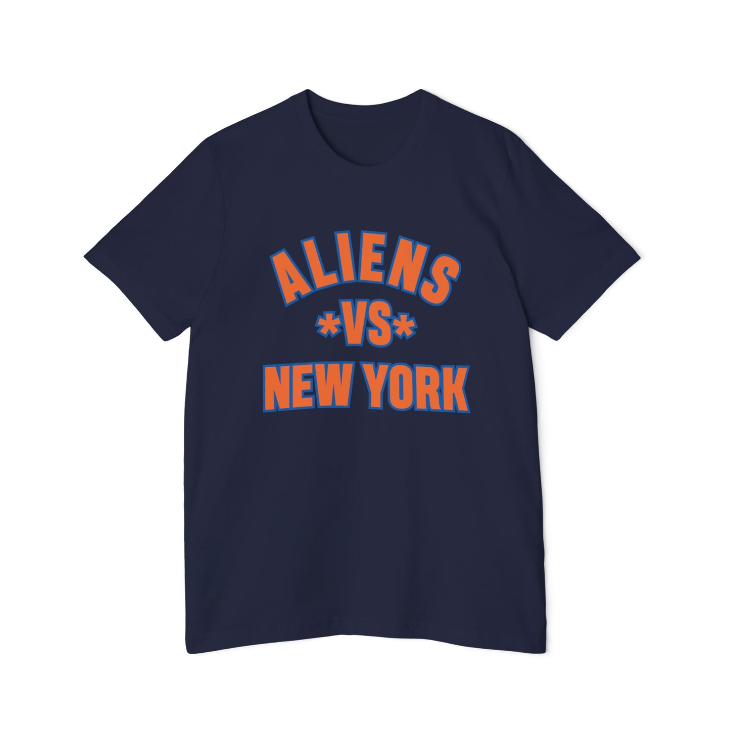 Aliens vs. New York USA-Made Unisex Short-Sleeve Jersey T-Shirt