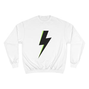 Aliens Built. Earth Lightning Strike Champion Sweatshirt