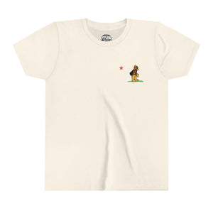 On My Grizzly Grizz Figz Youth Short Sleeve Tee