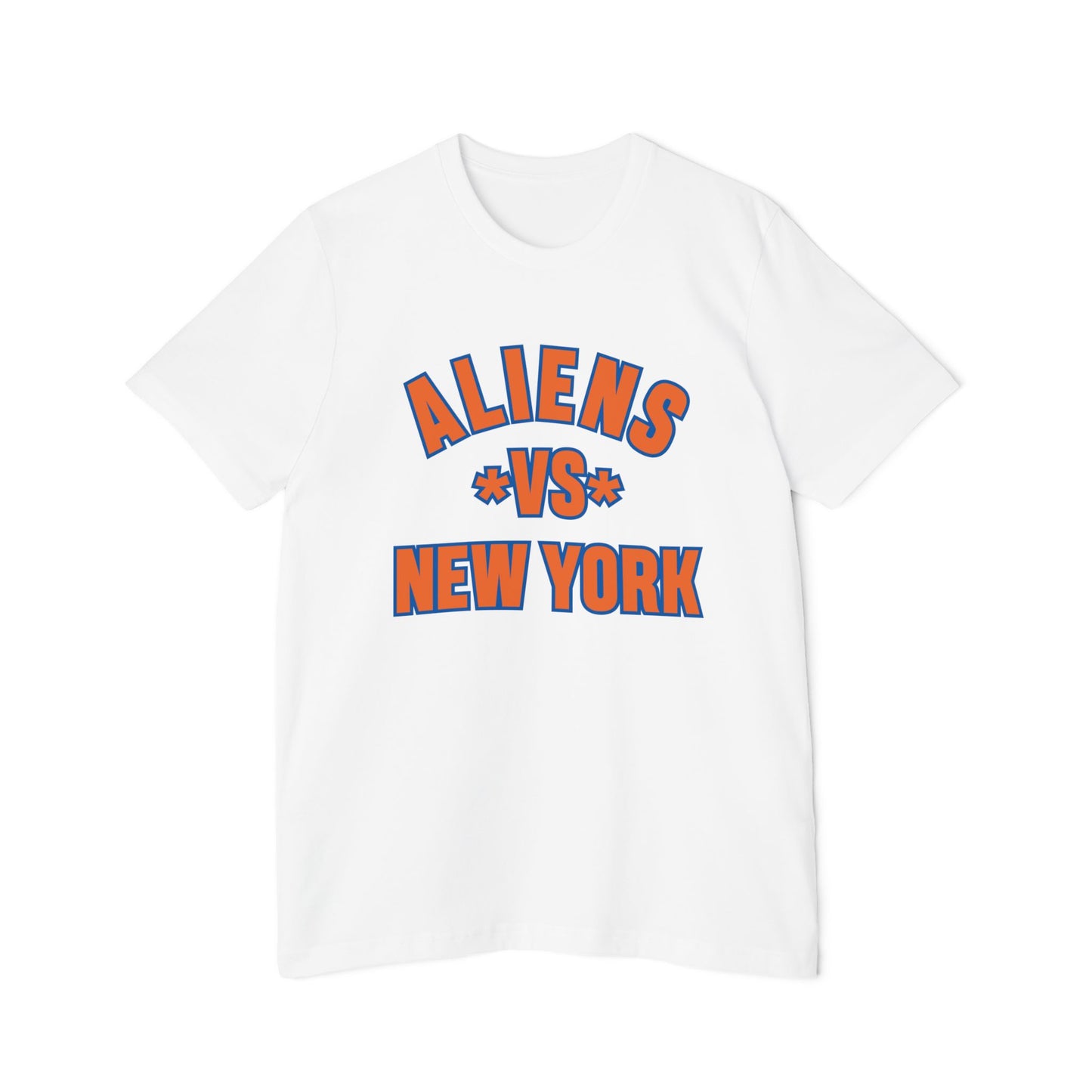 Aliens vs. New York USA-Made Unisex Short-Sleeve Jersey T-Shirt