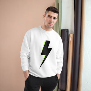 Aliens Built. Earth Lightning Strike Champion Sweatshirt