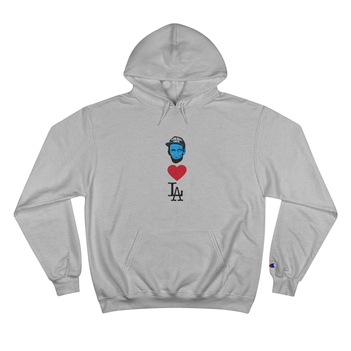 Aliens Love LA Champion Hoodie