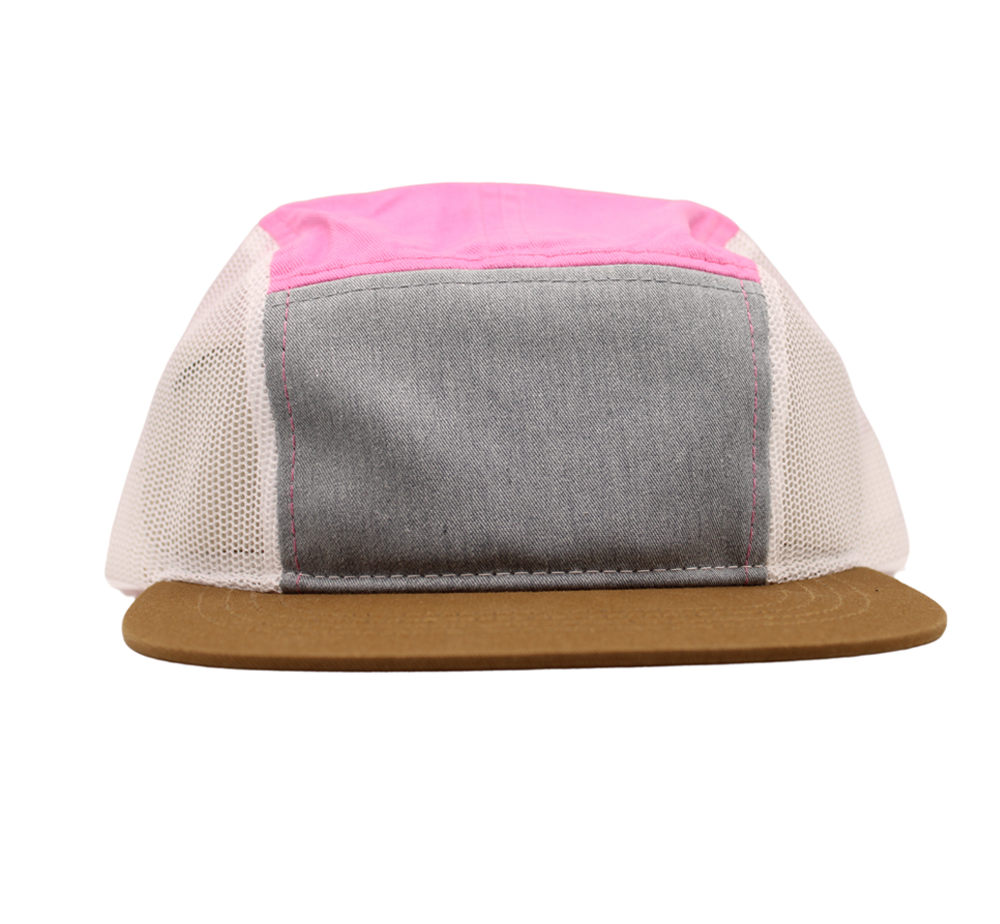 Bubble Gum 5 panel Trucker Cap