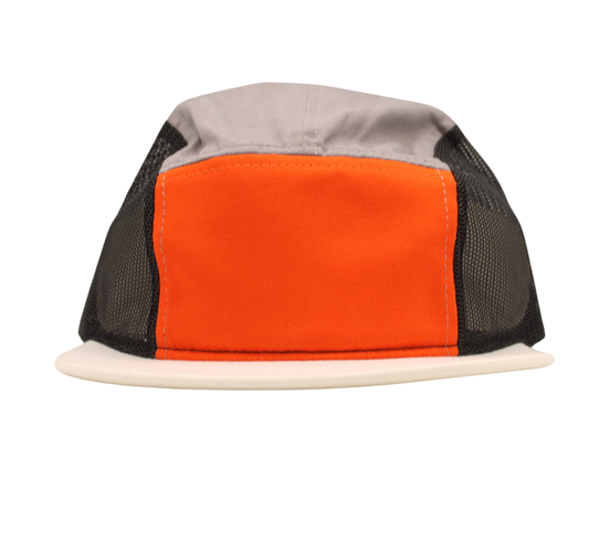 Orange Is Hot 5 Panel Mesh Trucker Cap