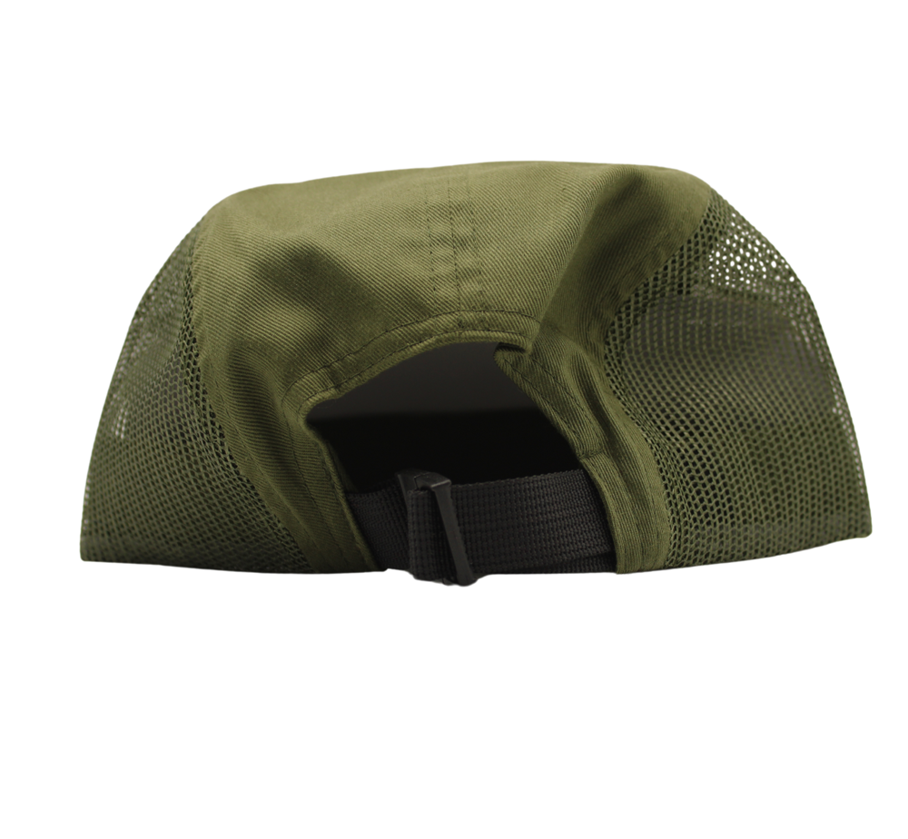 Peas and Soup 5 panel blank trucker