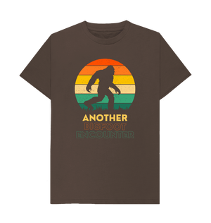 Chocolate Another Bigfoot Encounter Silhouette tee