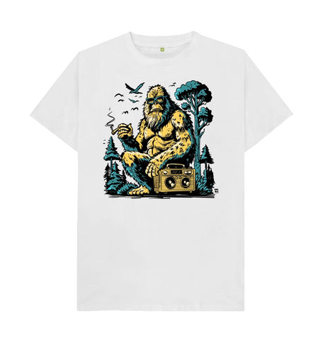 White Another Bigfoot Encounter Tee