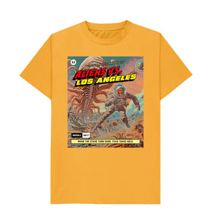 Mustard Aliens Vs. Los Angeles Nebula Comics Issue #7 Tee