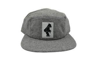 Heather 5 Panel Grizzly Wool Snapback