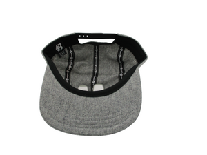 Heather 5 Panel Grizzly Wool Snapback