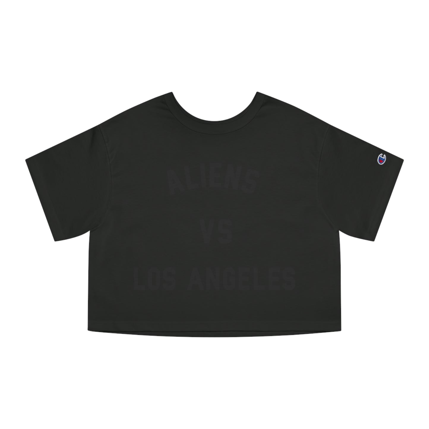 Aliens vs Los Angeles Women's Cropped Champion Tee