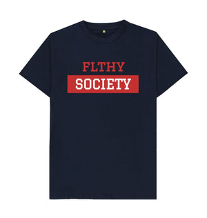 Navy Blue Flthy Society Tee