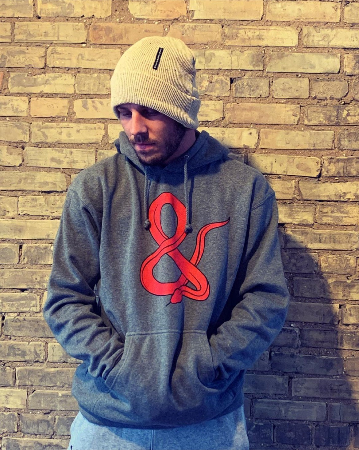 Ampersand Red Hoodie