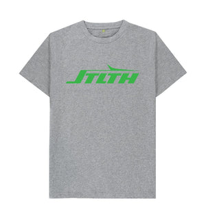 Athletic Grey STLTH Navy Tee Recyclable