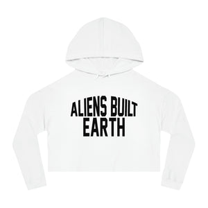 Aliens Built Earth Women’s Cropped Pullover