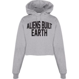 Aliens Built Earth X Champion Womens Cropped Hoodie Ships in 2 weeks