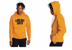 Aliens Built Earth X Champion Black/Yellow Hoodie