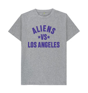 Athletic Grey Aliens vs Los Angeles Tee
